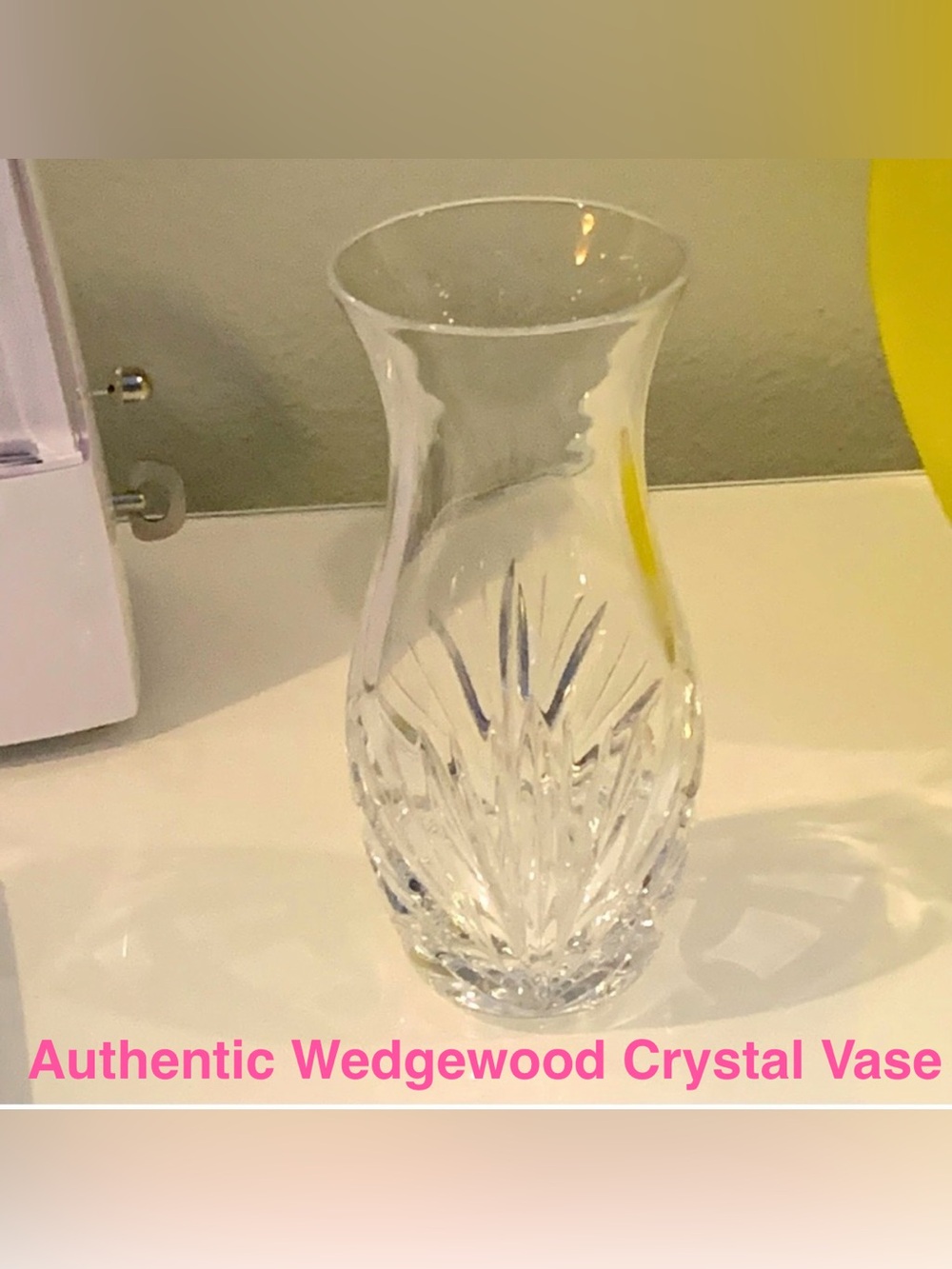 Wedgewood Crystal Vase